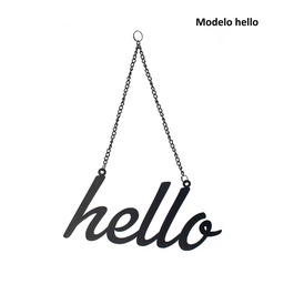 Colgante Decorativo Carrefour Home Hello Negro (Modelos Surtidos)