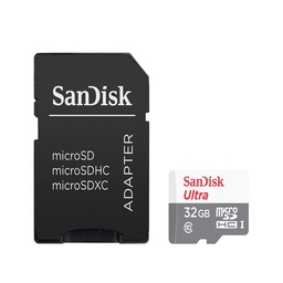 Memoria Micro Sd Sandisk 32Gb Microsdhc con Adaptador Clase 10 Ultra Qunr