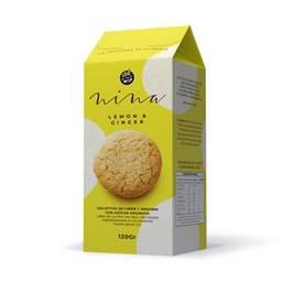Galletitas Nina Limón y Jengibre Sin Tacc 120 g.