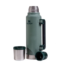 Termo Clásico Stanley 1.4 lts Asa Plegable Verde