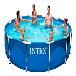 Pileta Estructural Redonda Intex Metal Frame 366X76cm 28210