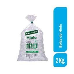 Hielo Md en Bolsa 2 kg.