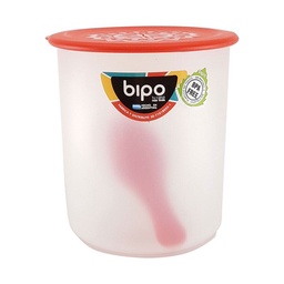 Tarro Cilíndrico Bipo 1lt. Rojo