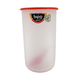 Tarro Cilíndrico Bipo 1.75lt. Rojo