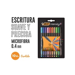 Microfibra Bic Intensity Surtido x 10 uni