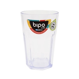 Vaso Facetado Verano Transparente 400 cc