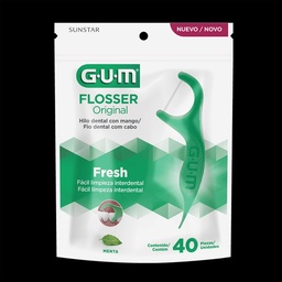 Hilo Dental Gum Flossers con Mango Original 40 uni