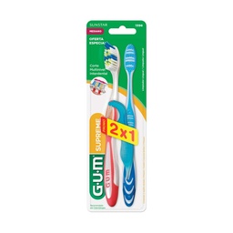 Cepillo Dental Gum Supreme Medio 2 u.