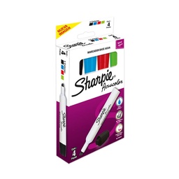 Marcador Biselado Sharpie Acuacolor Surtido x 4 uni