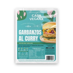 Medallón de Garbanzos Al Curry Casa Vegana 400 g.