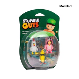 Personaje Stumble Guys Set x 3 (Modelos Surtidos)