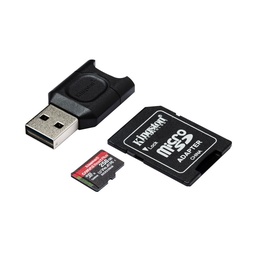 Memoria Micro Sd Kingston 256Gb Canvas Plus Clase 10 Negra