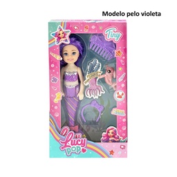 Sirena Tiny Lucy Pop con Accesorios (Modelos Surtidos)