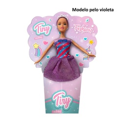 Muñeca Tiny Pelo de Colores (Modelos Surtidos)