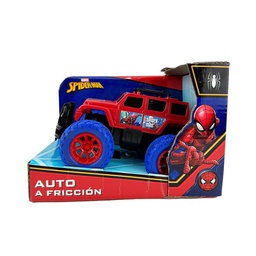 Camioneta A Fricción con Ruedas de Goma Spiderman