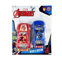 Auto A Fricción Avengers x 2 uni