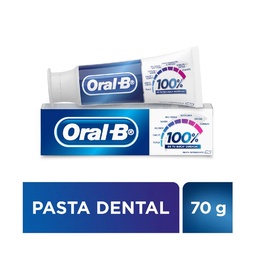 Crema Dental Oral B 100% Esmalte 70 g.