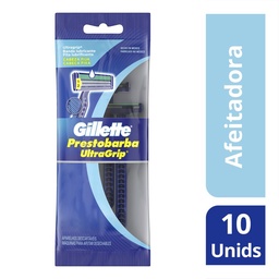 Máquina de Afeitar Gillette Prestobarba Ultragrip 10 u.