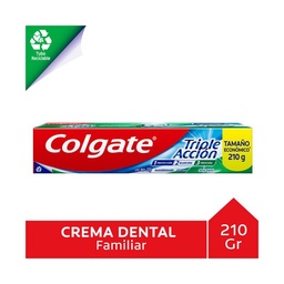 Crema Dental Colgate Triple Acción 210 Grs