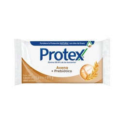 Jabón Antibacterial Protex Avena 3 uni 90 g.