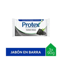 Jabón de Tocador Protex Charcoal 3 90 g.