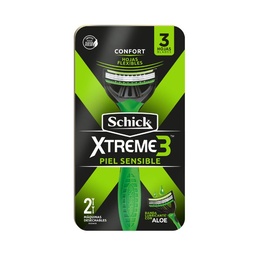 Máquina de Afeitar Schick Xtreme 3 Sensible 2 uni