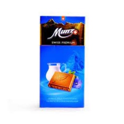 Tableta Chocolate Munz con Leche 100 g.