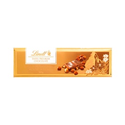 Tableta Lindt Chocolate con Avellanas Gold 300 g.