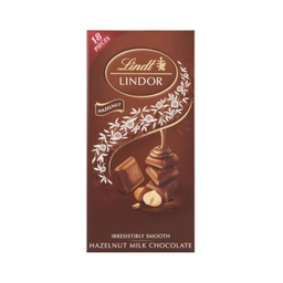 Tableta de Chocolate con Avellandas Lindt Lindor 100 g.