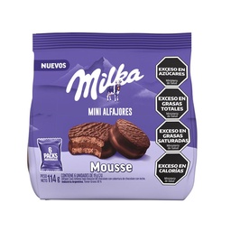 Mini Alfajor Milka Mousse 114 g.