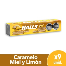 Caramelo Halls Miel y Limón 25.2 g.