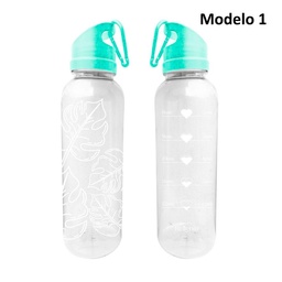 Botella Carrefour Motivacional Deportiva Recta 750 ml (Modelos Surtidos)