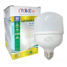 Lampara Led Alta Potencia Hi-power 50W E40 Luz Dia Tbcin