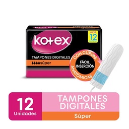 Tampones Kotex Super 12 uni