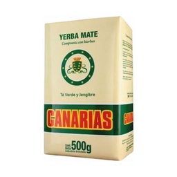 Yerba Sin Palo Canarias Té Verde y Jengibre 500 g.