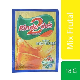 Jugo en Polvo Rinde Mix Frutal 18 g.