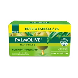 Jabón de Tocador Palmolive Aloe x6 125 g.