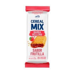 Barra de Cereal Cereal Mix Rellena de Frutilla x 4 uni