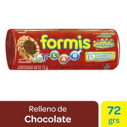 Galletitas Formis Vainilla Rellenas Chocolate 72 g.