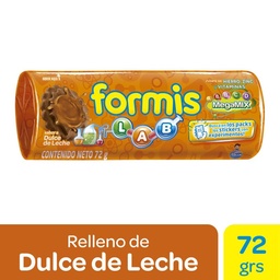 Galletitas Formis Chocolate Rellenas Dulce de Leche 72 g.