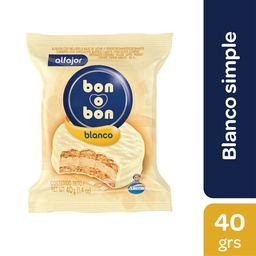 Alfajor Bon O Bon Blanco 40 g.