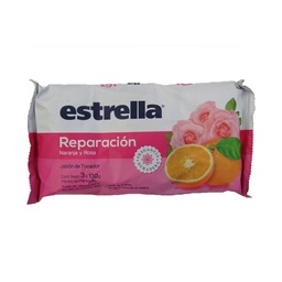 Jabón de Tocador Estrella Reparación 3 x 130 g.