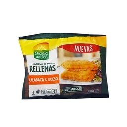 Milanesa de Soja Granja Del Sol Rellena Calabaza Queso 380 g.