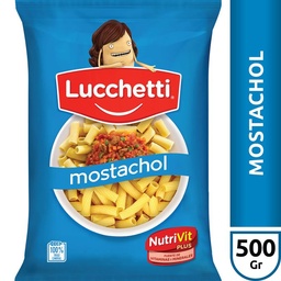 Fideos Mostacholes Lucchetti 500 g.