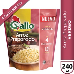 Arroz Preparado Sabor Verdeo Gallo Paq 240 grm