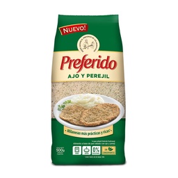 Pan Rallado Preferido Ajo y Perejil 500 g.