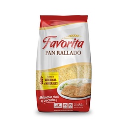 Pan Rallado Favorita Vitaminas 450 g.