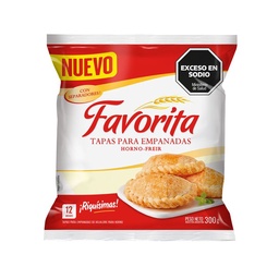 Tapas para Empanadas Favorita Horno Freir 12 uni