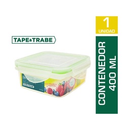 Contenedor Hermético Tape y Trabe Separata 400 ml.