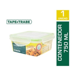 Contenedor Hermético Tape y Trabe Separata 750 ml.